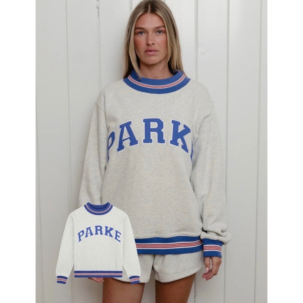 Parke Varsity Mockneck Coastal 2026 Boardwalk Size S/M NIB